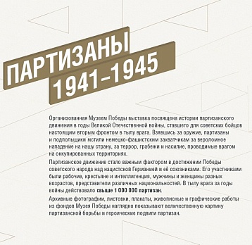 Виртуальная выставка «Партизаны 1941-1945»